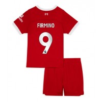 Fotbalové Dres Liverpool Roberto Firmino #9 Dětské Domácí 2023-24 Krátký Rukáv (+ trenýrky)